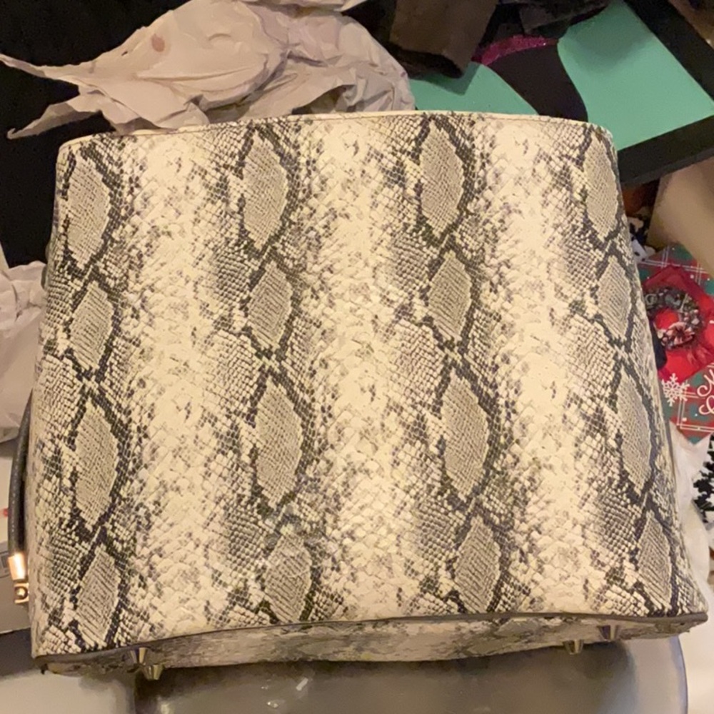 Snakeskin Patterned Women's Bag